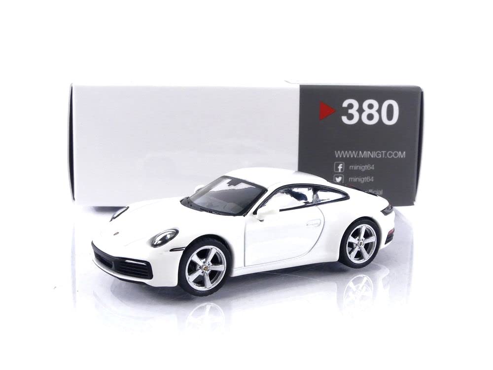 Amazon | MINI GT 1/64 ポルシェ 911 (992) カレラ S ホワイト (左